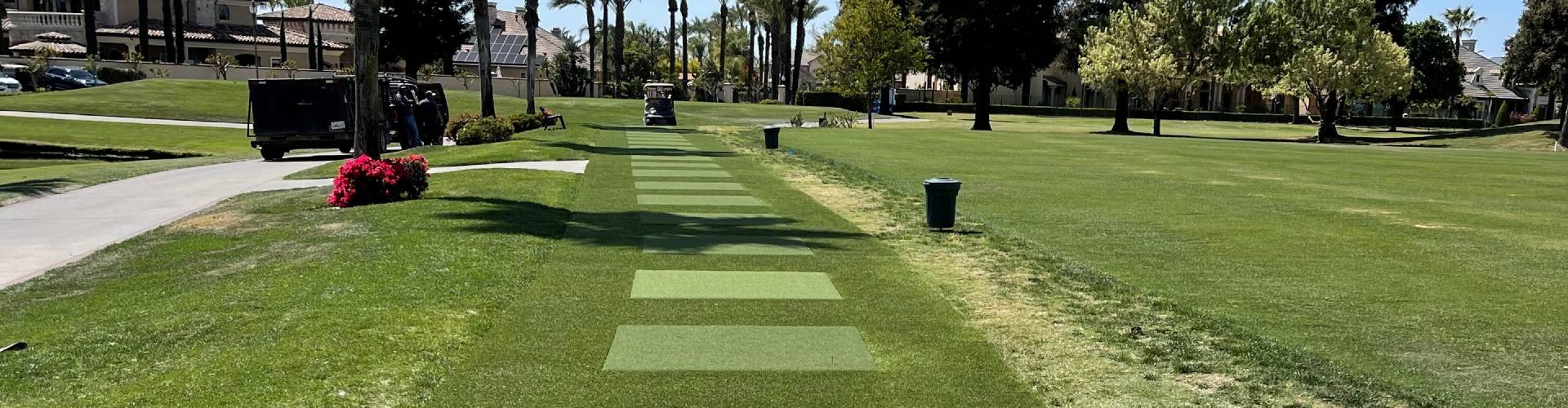 Artificial Grass Tee Lines in Pittsburgh