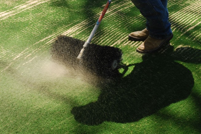 Pittsburgh artificial turf installation - base layer aggregate